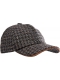 Connexion Tie WOOLEN CAP Check i varm karamel