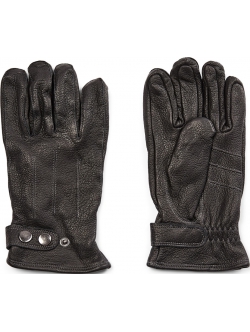 Connexion Tie håndlavede læderhandsker til herre – sort – aktive størrelser L, XL, XXL og XXXL