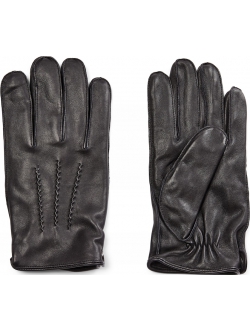 Connexion Tie sorte handsker i ægte læder til herre – aktive størrelser M, L, XL, XXL og XXXL
