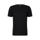 BOSS regular fit T-shirt med jacquardstruktur til herre – sort – aktive størrelser S, M, L, XL, 2XL og 3XL