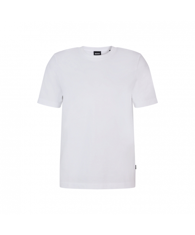 Billede af BOSS t-shirt i hvid til herre | Regular fit |