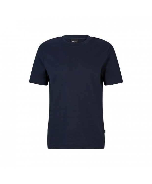 Se BOSS t-shirt i navy til herre | Regular fit | hos Sokkeposten.dk