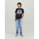 Jack&Jones Junior JJICHRIS JJORIGINAL MF 920 NOOS bukser i blue denim til drenge