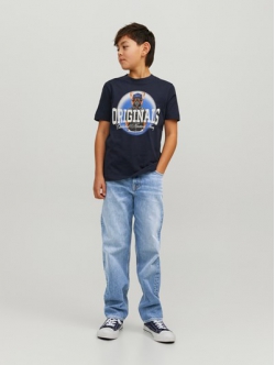 Jack&Jones Junior JJICHRIS JJORIGINAL MF 920 NOOS bukser i blue denim til drenge