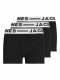 Jack & Jones Junior SENSE TRUNKS 3-PACK NOOS boxershorts m. sort tekst til drenge