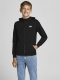 Jack&Jones Junior JCOAIR SWEAT ZIP HOOD NOOS I sort til drenge