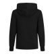 Jack&Jones Junior JCOAIR SWEAT ZIP HOOD NOOS I sort til drenge