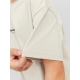 JACK & JONES Junior T-shirt med rund hals til drenge – moonbeam – aktiv størrelse 164