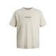 JACK & JONES Junior T-shirt med rund hals til drenge – moonbeam – aktiv størrelse 164
