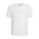 JACK & JONES Junior T-shirt med rund hals til drenge – hvid – aktive størrelser 116, 128, 140, 152, 164 og 176