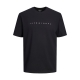 JACK & JONES Junior T-shirt med rund hals til drenge – sort – aktive størrelser 116, 128, 140, 152, 164 og 176
