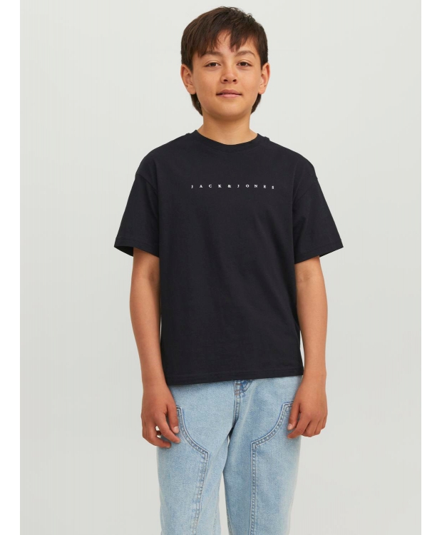 Jack & Jones Junior T-shirt i sort til drenge