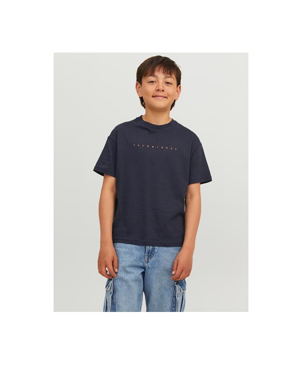 Jack & Jones Junior T-shirt i navy til drenge