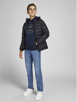 JACK & JONES Junior denimblå bukser til drenge – aktive størrelser 116, 122, 140, 152, 164 og 176