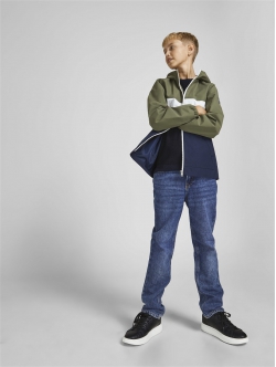 JACK & JONES Junior mørk denimblå bukser til drenge – aktive størrelser 116, 122, 140, 152, 164 og 176