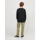 JACK & JONES Junior crew sweatshirt til drenge – sort – aktive størrelser 128, 140, 152, 164 og 176