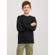 Jack & Jones Junior crew sweatshirt i sort til drenge