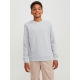 Jack & Jones Junior crew sweatshirt i lysegrå til drenge