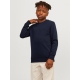 Jack & Jones Junior crew sweatshirt i navy til drenge