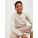 JACK & JONES Junior crew sweatshirt til drenge – moonbeam – aktive størrelser 128, 140, 152, 164 og 176