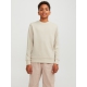 Jack & Jones Junior crew sweatshirt i moonbeam til drenge