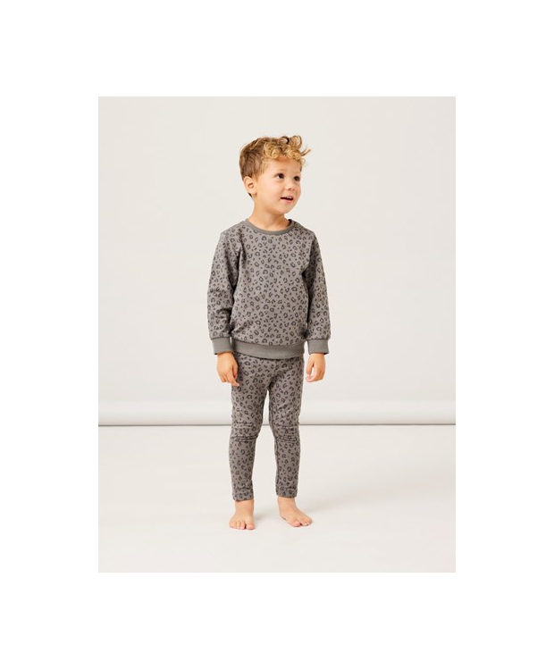 Name It Sweat set i grå til baby