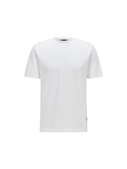 BOSS t-shirt med crew neck i hvid til herre| Regular fit |