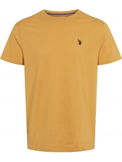 U.S. POLO ASSN. T-shirt – orange regular fit – størrelser S, M og 2XL