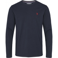 U.S POLO ASSN langærmet t-shirt i navy til herre | Regular fit |