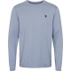 U.S. POLO ASSN Brolin langærmet T-shirt – lyseblå – størrelse S