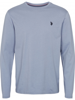 U.S. POLO ASSN Brolin langærmet T-shirt – lyseblå – størrelse S