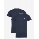 U.S. POLO ASSN 2-pak T-shirts til herre – navy – størrelser M, L og XL