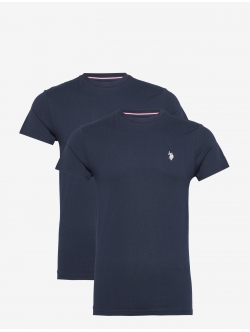 U.S. POLO ASSN 2-pak T-shirts til herre – navy – størrelser M, L og XL