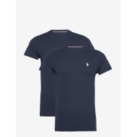 U.S POLO ASSN 2pak t-shirt i navy til herre | Regular fit |