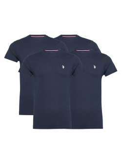 U.S POLO ASSN 4pak t-shirt i navy til herre | Regular fit |