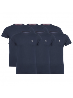 U.S POLO ASSN 6pak t-shirt i navy til herre | Regular fit |