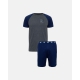 CR7 pyjamassæt til herre i mørkegrå og navy – 100% bomuld – S, M, L, XL og 2XL