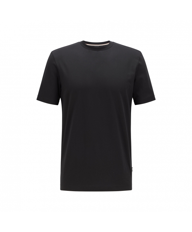 Se BOSS kortærmet t-shirt i sort til herre| Casual fit | hos Sokkeposten.dk