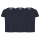 U.S POLO ASSN 3pak T-shirt i lyseblå til herre | Regular fit |