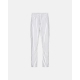 JBS vævede pyjamasbukser i hvid med striber til unisex – XS, S, 2XL, 3XL