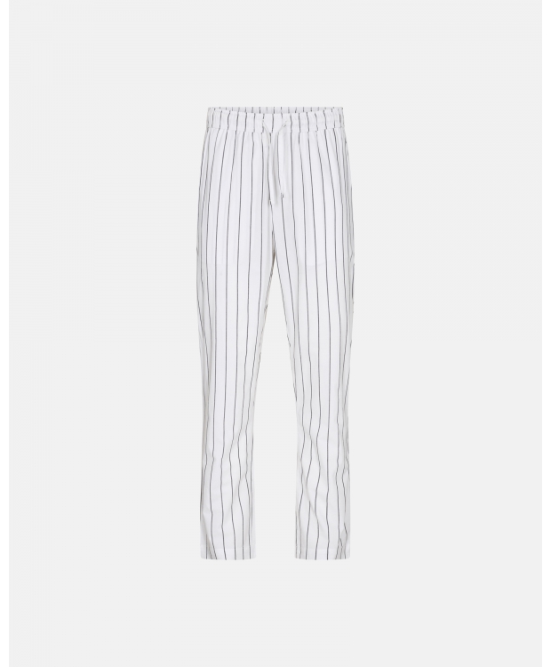 6: JBS Of Denmark pyjamas bukser i hvid med striber, unisex