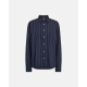 JBS Of Denmark stribet navy pyjamasskjorte til kvinder og mænd – XS–3XL