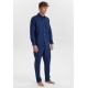 JBS Of Denmark stribet navy pyjamasskjorte til kvinder og mænd – XS–3XL