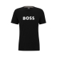 BOSS t-shirt m.logo i sort til herre |Regular fit|