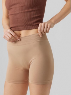 Vero Moda beige sømløse shorts til kvinder – XS/S – OUTLET