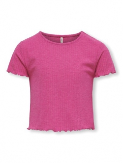 KIDS ONLY KOGNELLA T-shirt i Raspberry Rose til piger, str. 146/152