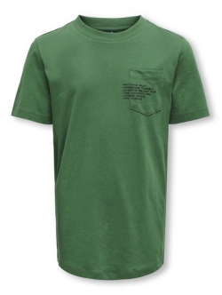 KIDS ONLY KOBMARINUS grøn T-shirt drenge 122/128, 146/152