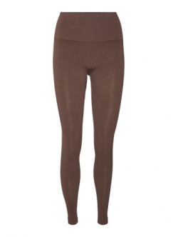 VERO MODA sømløse Coffee Bean-brune leggings til kvinder str. XS/S, S/M og M/L