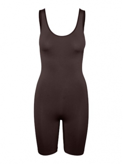 Vero Moda silla shape bodysuit i coffee bean til kvinder