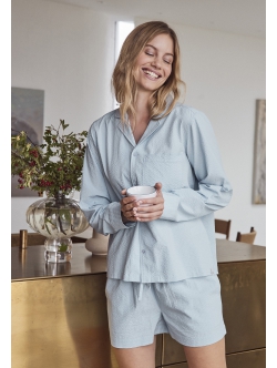 JBS of Denmark Women bambus natskjorte i blå til kvinder str. XS-2XL